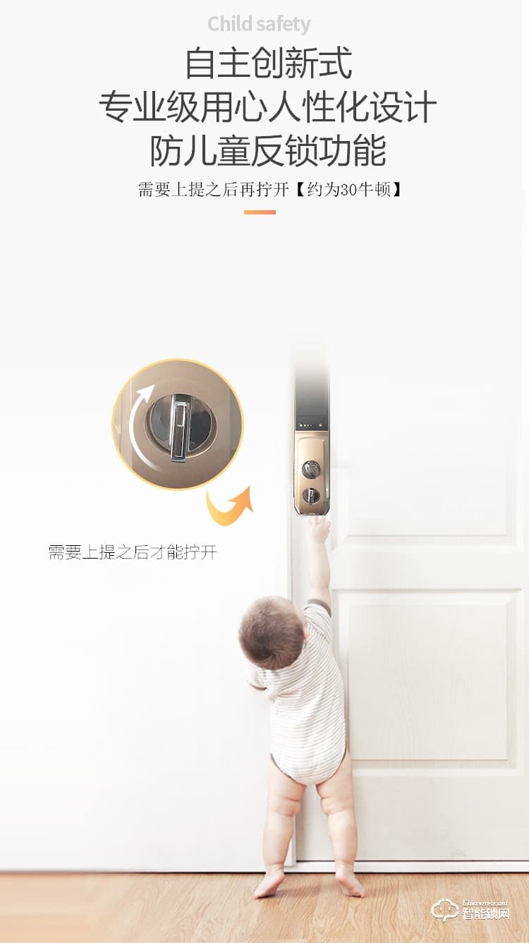 深麗安智能鎖 D5全自動(dòng)指紋鎖家用防盜門智能鎖