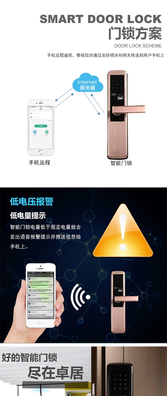 卓居智能鎖 JR331智能門鎖