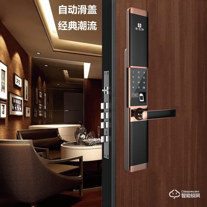 金衛(wèi)仕智能鎖 WS-I30滑蓋指紋鎖家用防盜鎖密碼電子鎖