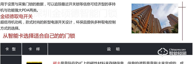 金碩德智能鎖 561便捷智能電子感應(yīng)門(mén)鎖