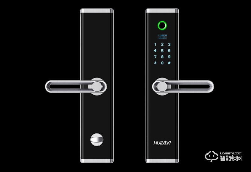 華微智能鎖 H5簡約直板智能指紋鎖