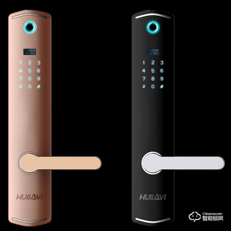 華微智能鎖 H8時(shí)尚智能指紋密碼鎖