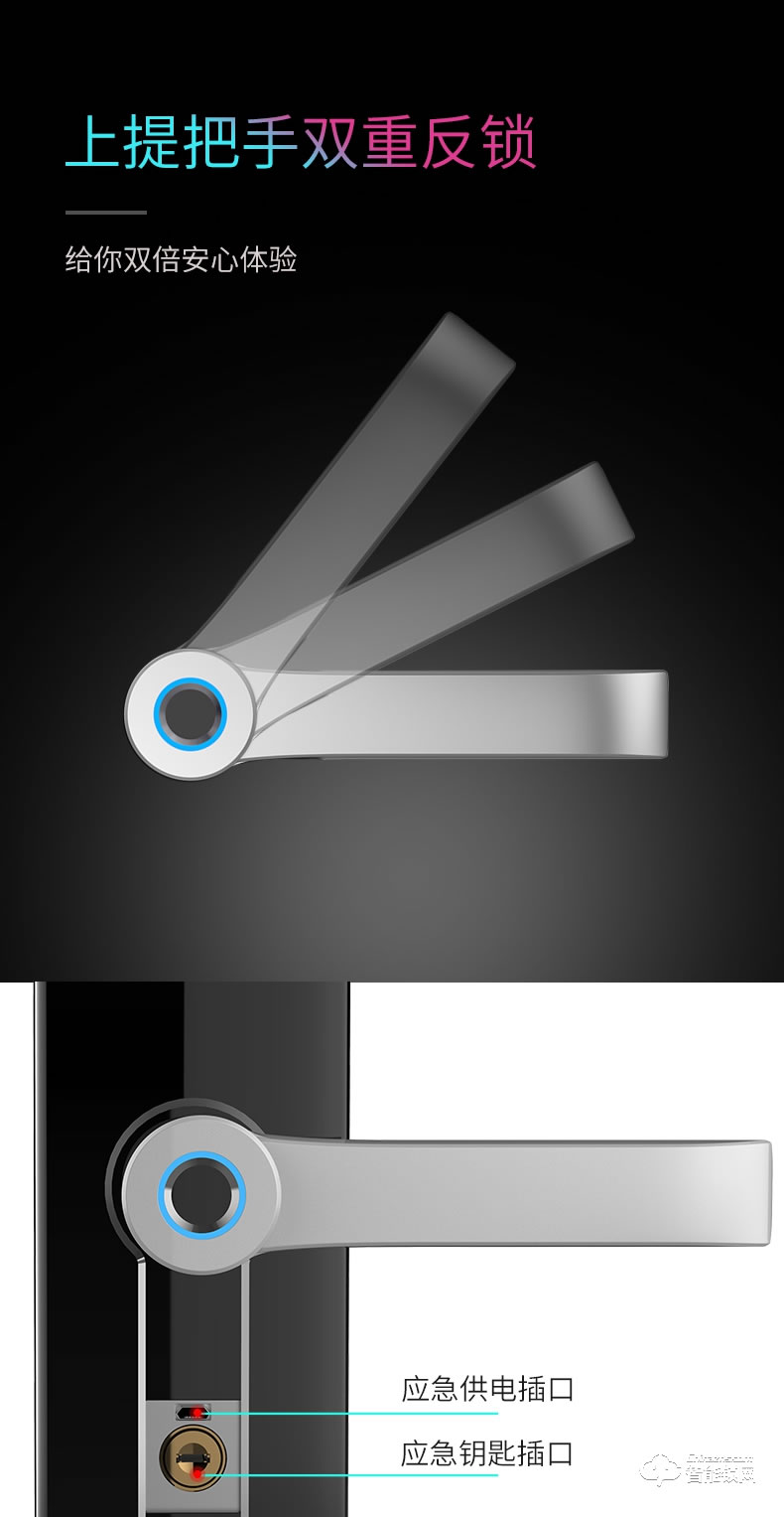 索普盾指紋鎖 S16密碼磁卡感應(yīng)電子門禁鎖