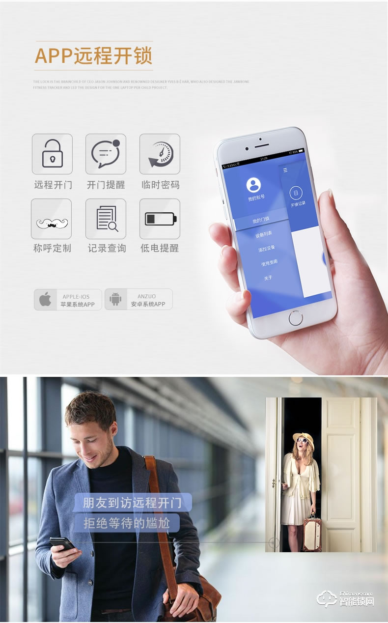 索普頓指紋鎖 S12別墅大門密碼磁卡感應(yīng)智能鎖