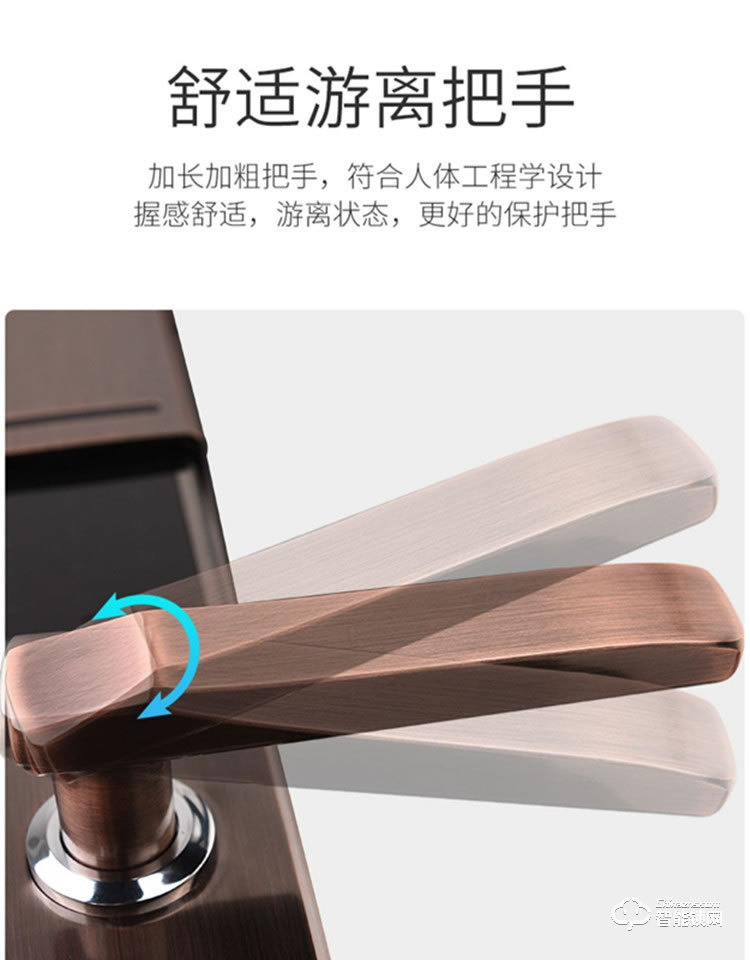 巨頭智能鎖 家用防盜門智能鎖密碼鎖