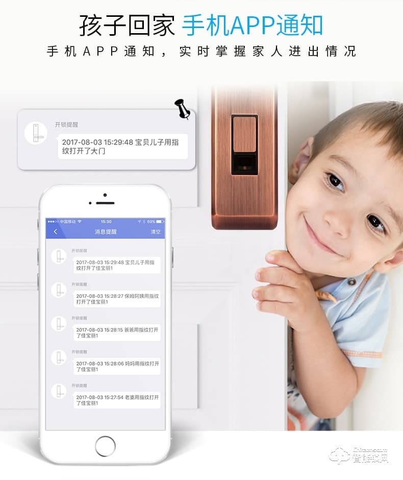 佳寶麗智能鎖 防盜門鎖智能電子密碼鎖