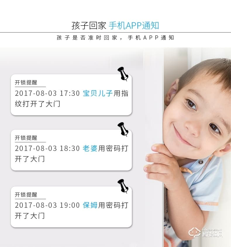 佳寶麗智能鎖 電子指紋鎖家用防盜門入戶鎖