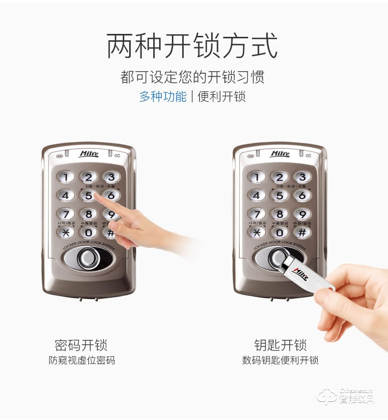 彌瑞智能鎖 MI-1200實驗室密碼鎖柜子門鎖