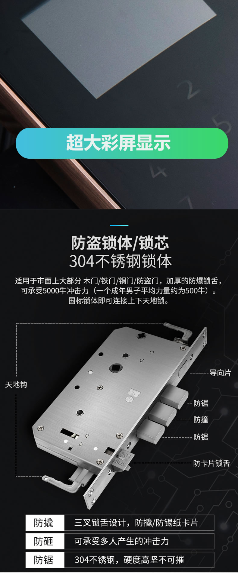 威仕盾智能鎖 全自動(dòng)電子鎖大門鎖磁卡鎖