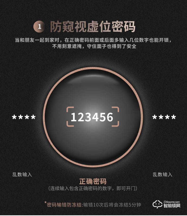 威仕盾智能鎖 全自動滑蓋指紋解門鎖智能鎖