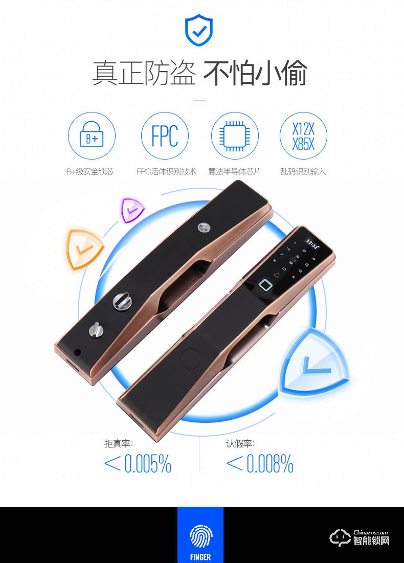 佳合智能鎖 A7指紋鎖智能鎖密碼鎖家用防盜門鎖