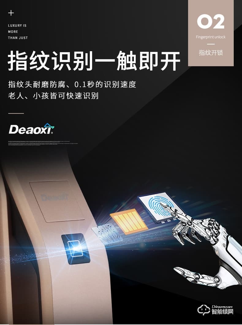 德奧西智能鎖 D809全自動智能鎖