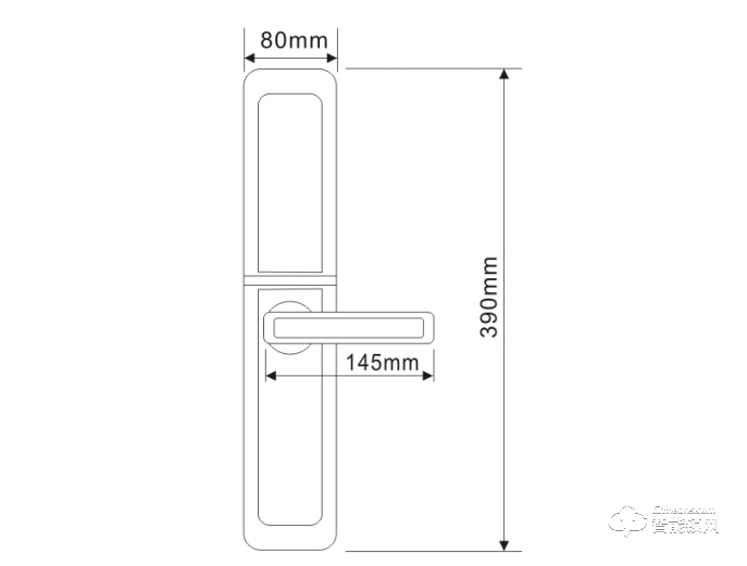 鐵將軍智能鎖 T5滑蓋智能鎖