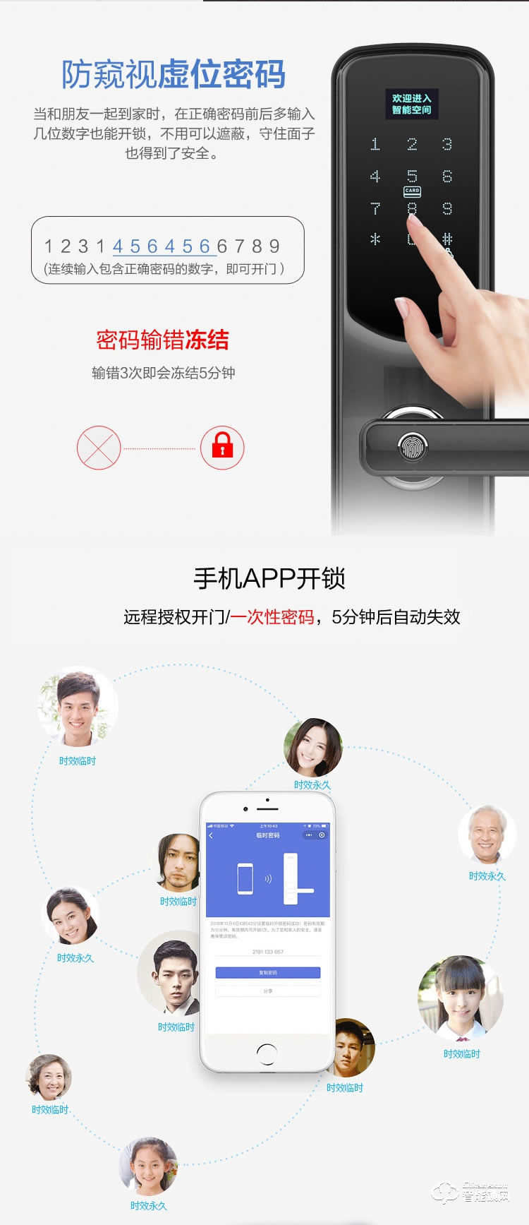 穿山甲智能鎖 M系列半導體指紋鎖