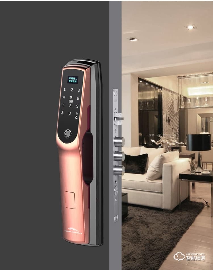 穿山甲智能鎖 全自動指紋密碼鎖