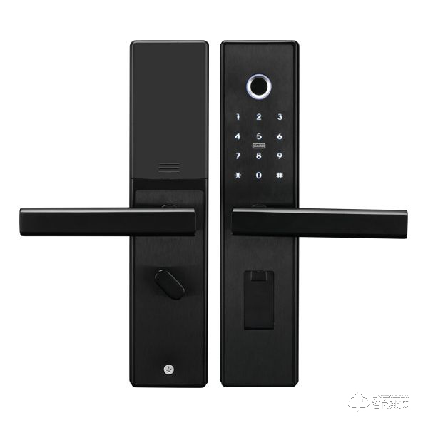 衛(wèi)安指紋鎖 906酷雅黑 指紋密碼智能鎖