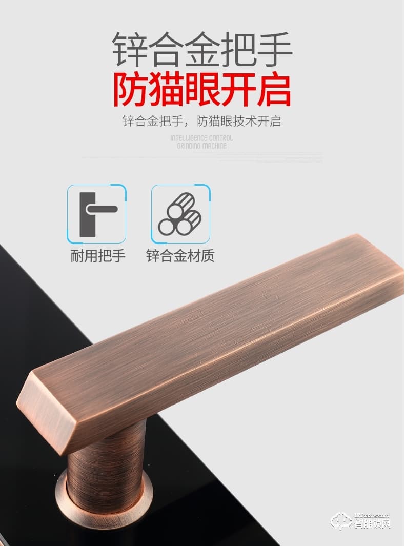 鼎盾智能鎖 DD-8101藍牙遠程開鎖超C級鎖芯智能鎖