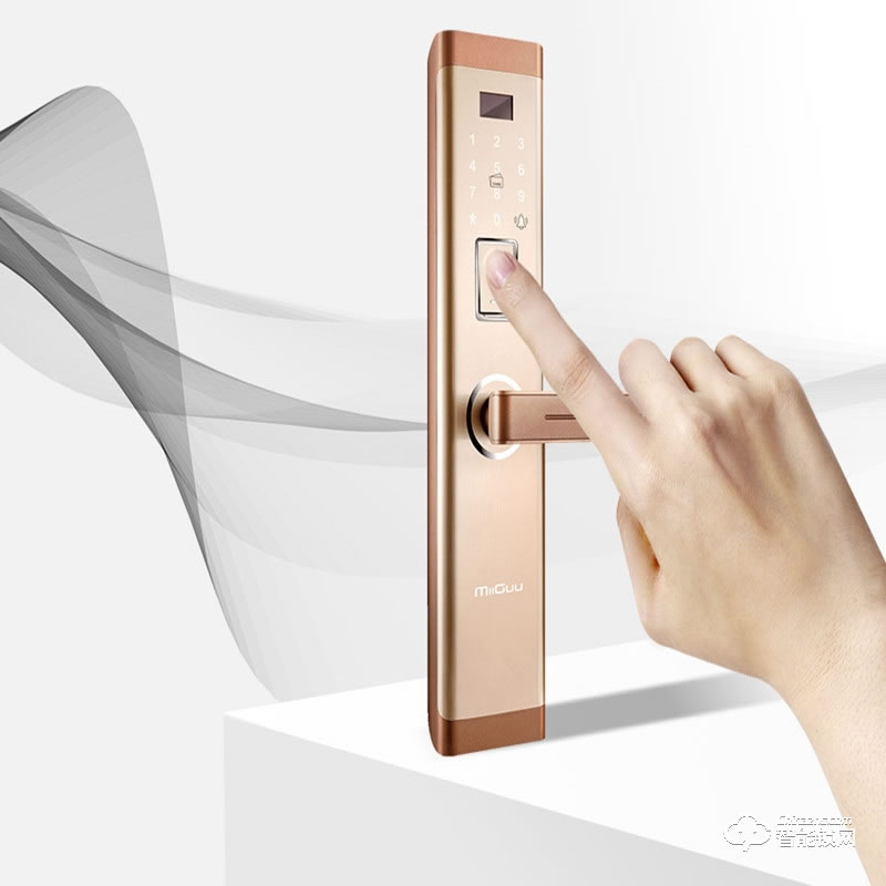 米谷智能鎖 M19雙曲面設(shè)計(jì)智能密碼鎖
