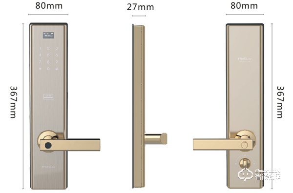 米谷智能鎖 M77雙曲面柔光美學(xué)智能鎖