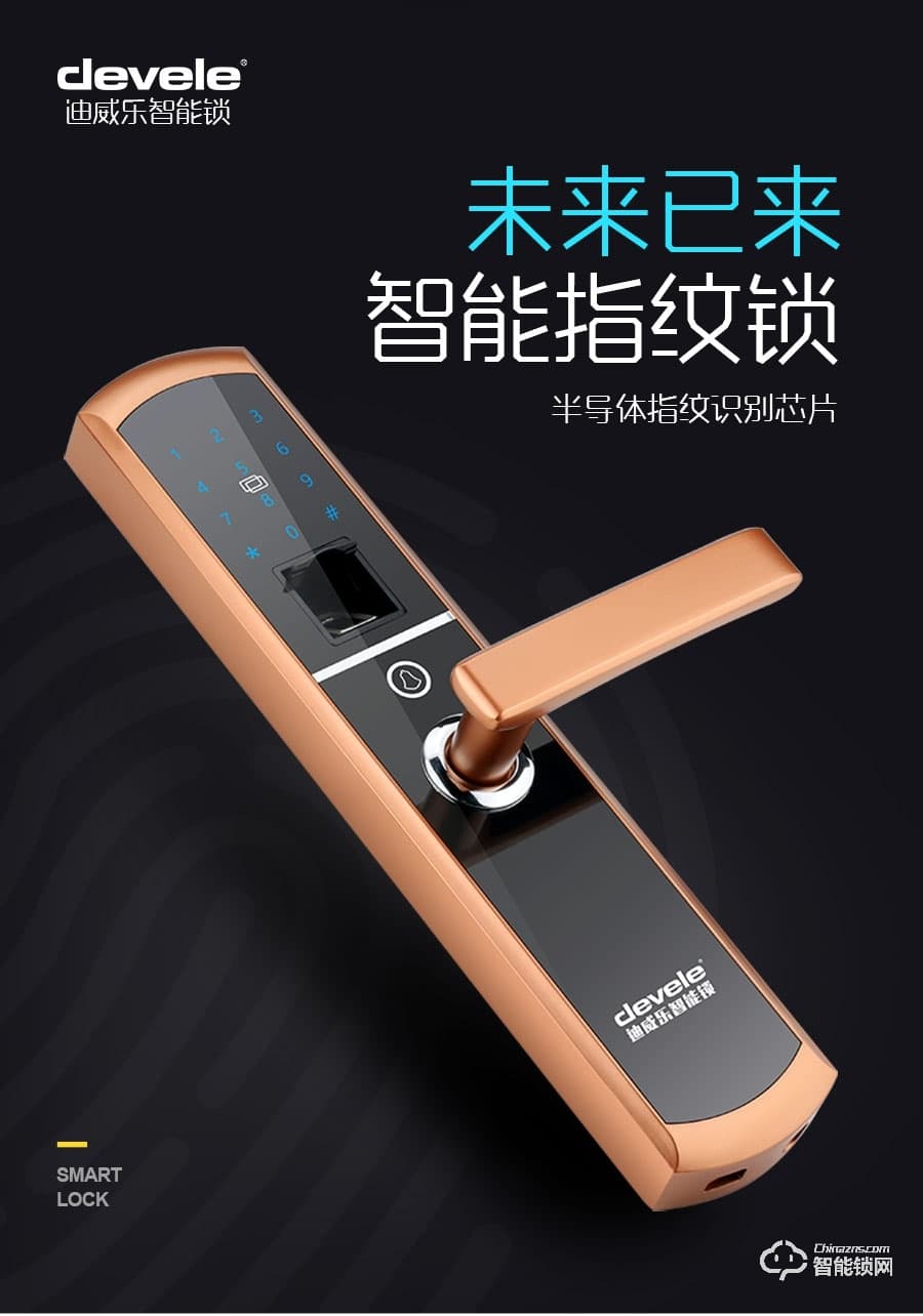迪威樂智能鎖 指紋密碼鎖電子鎖