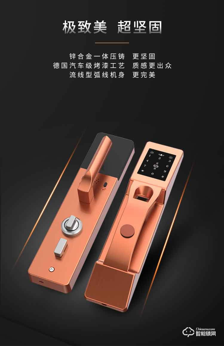金網通智能鎖 9810S家用智能密碼指紋鎖