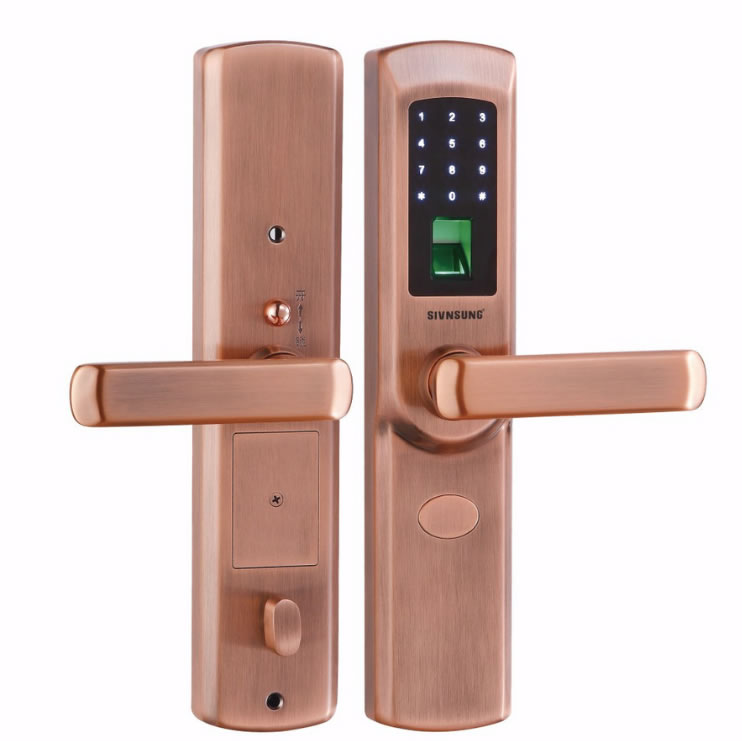 仁星智能鎖 N707時(shí)尚直板智能密碼鎖