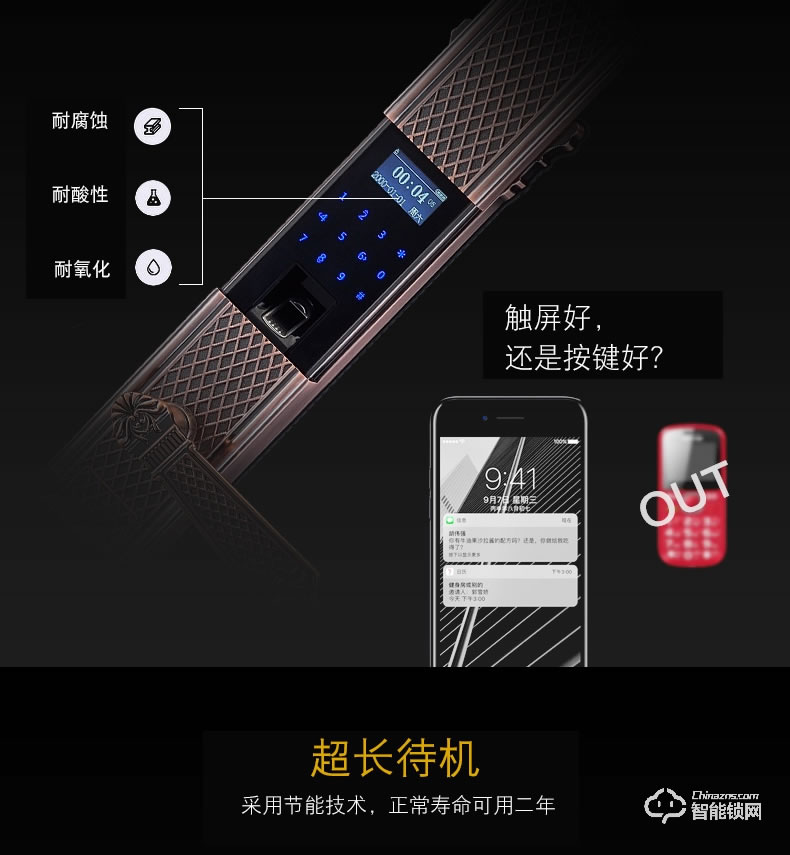 卡迪龍智能鎖 防盜門鎖密碼鎖電子智能鎖