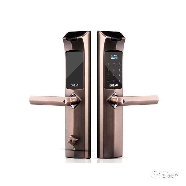歐寶指紋鎖 Z8800感應(yīng)翻蓋鉆面切割智能鎖