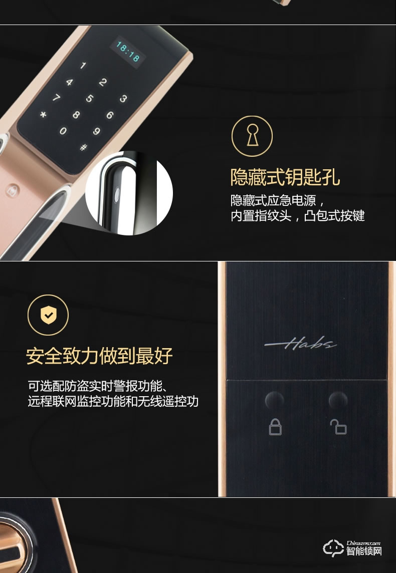哈博士智能鎖 博士1號全自動智能鎖