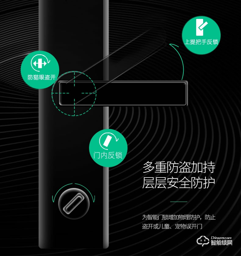 哈博士智能鎖 博士2號(hào)遠(yuǎn)程智能電子密碼鎖