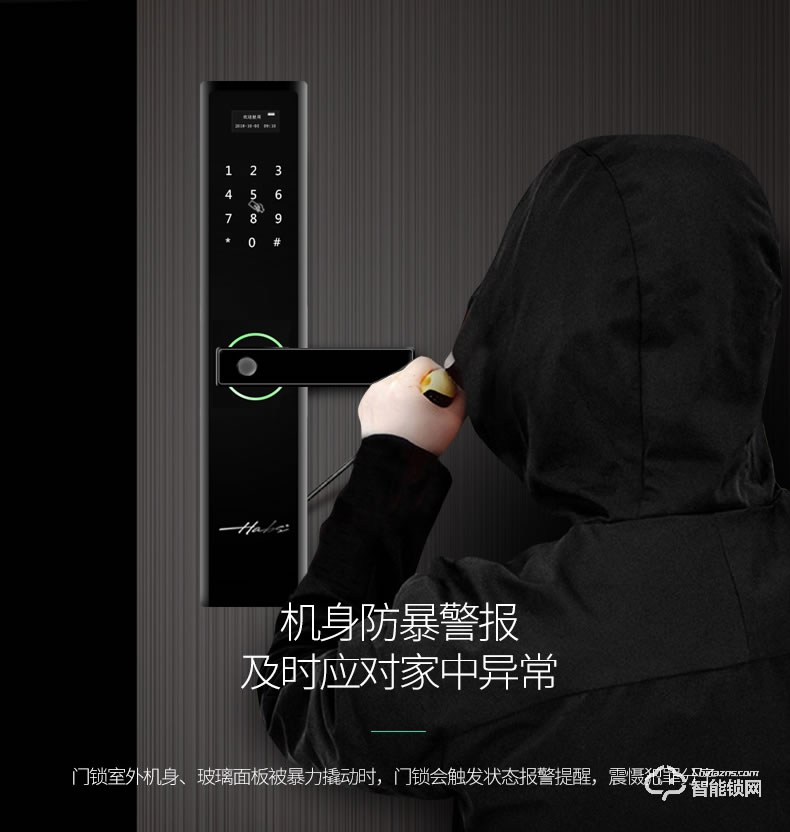 哈博士智能鎖 博士2號(hào)遠(yuǎn)程智能電子密碼鎖