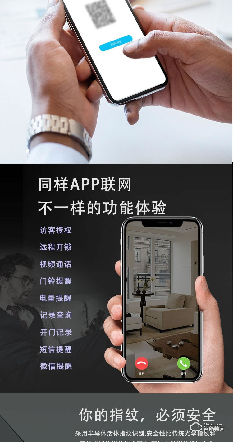 衛家盾智能鎖 5G天眼家用防盜門智能入戶門鎖