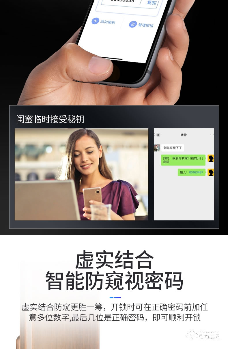 天防智能鎖  K6滑蓋指紋密碼感應(yīng)鎖