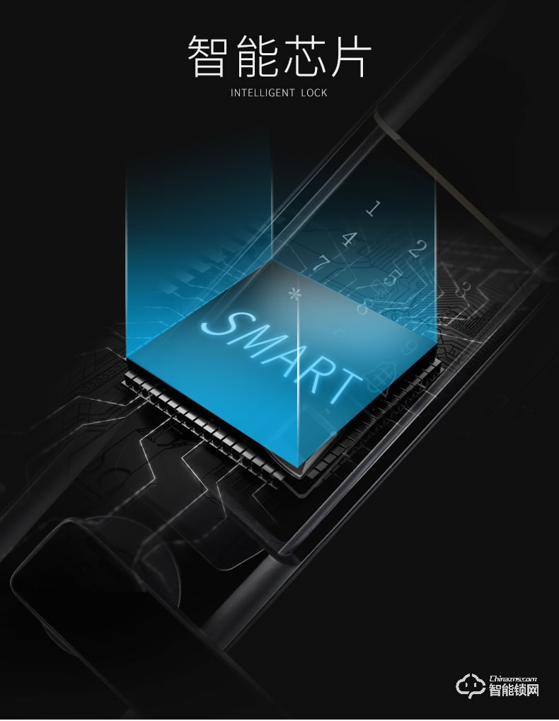 智聯(lián)美家智能鎖 M0508自動下滑蓋密碼鎖