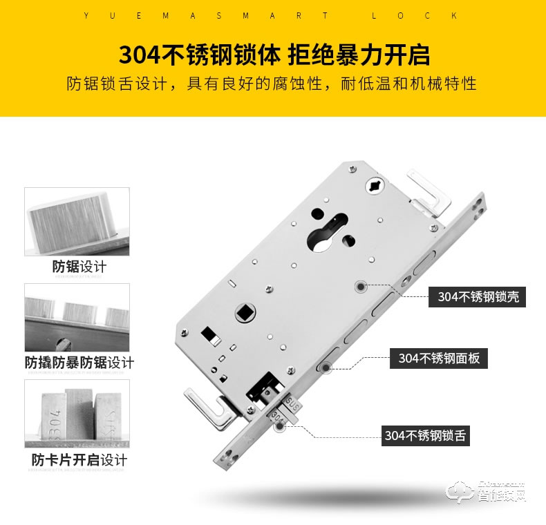 玥瑪智能鎖 FP1111半導體指紋頭家用防盜鎖