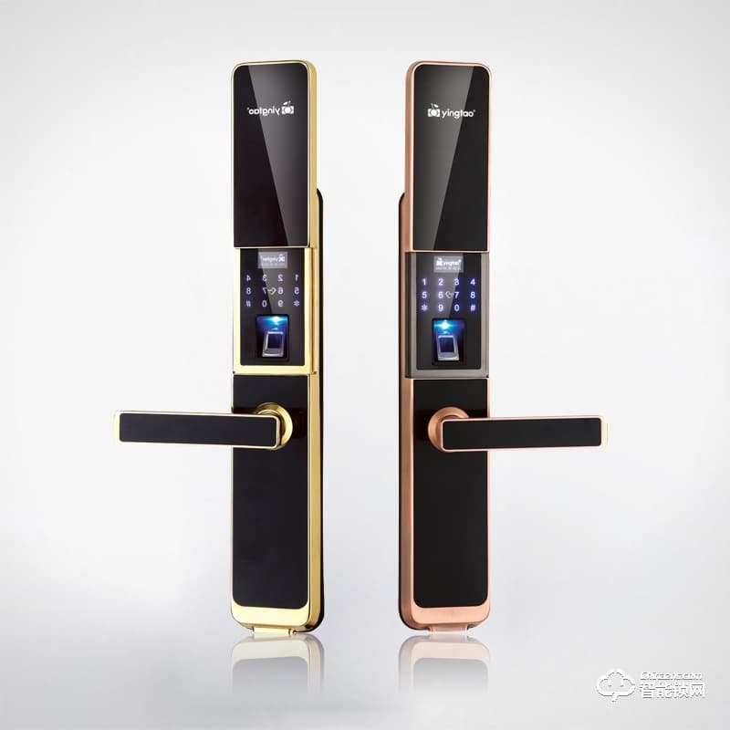 櫻桃智能鎖 117時尚簡約滑蓋指紋密碼智能鎖