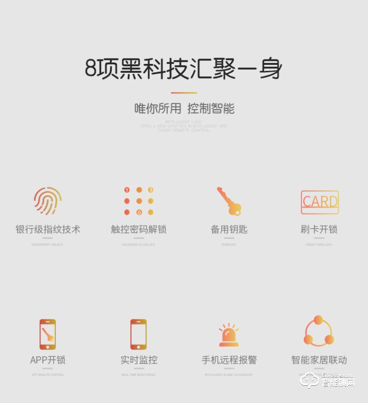 上品易聯(lián)智能鎖 wifi可視手機(jī)遠(yuǎn)程電子鎖