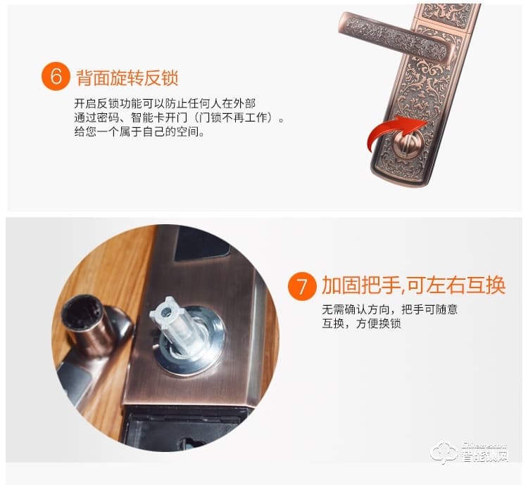 美鼎智智能鎖 防盜門密碼鎖大門電子鎖