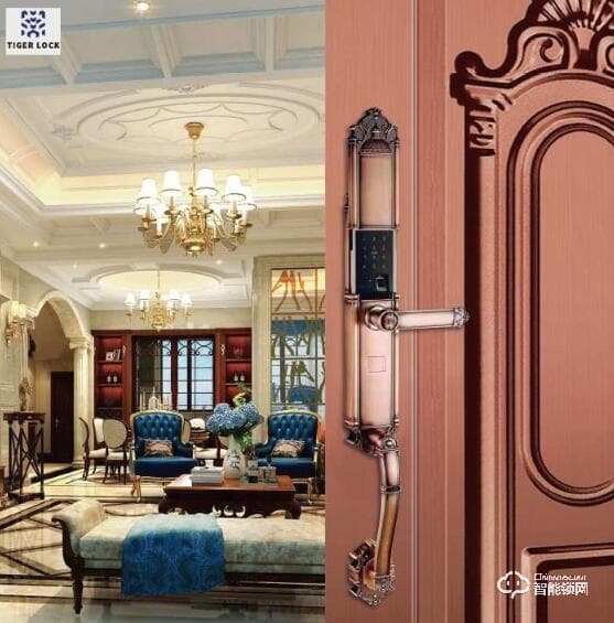 虎牌智能鎖 BM-2別墅滑蓋指紋密碼鎖