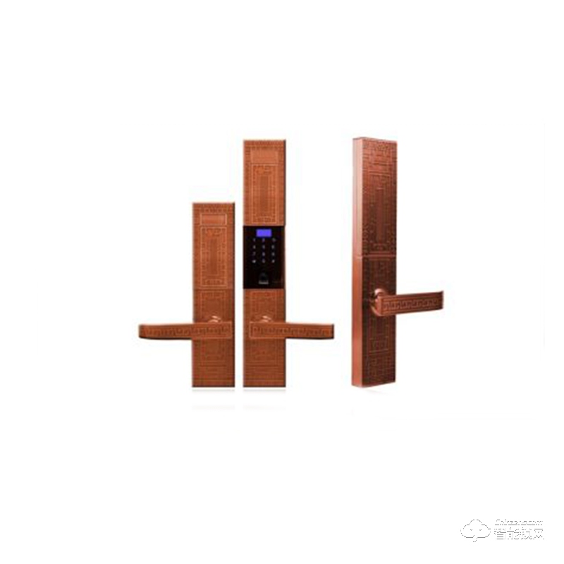 嘉豪馨溢智能鎖 滑蓋指紋密碼鎖