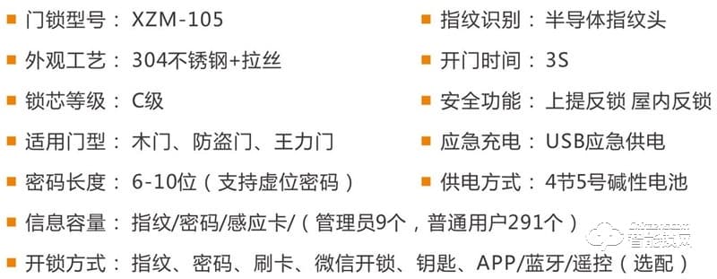 喜智門智能鎖 XZM-105不銹鋼色滑蓋密碼鎖