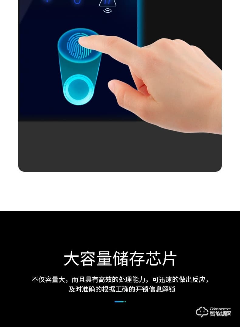 創鴻智能鎖 新玻璃門指紋鎖單雙門密碼鎖