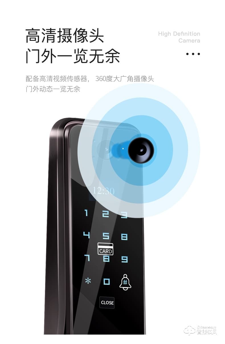 創(chuàng)鴻智能鎖 OP1全自動(dòng)可視指紋鎖