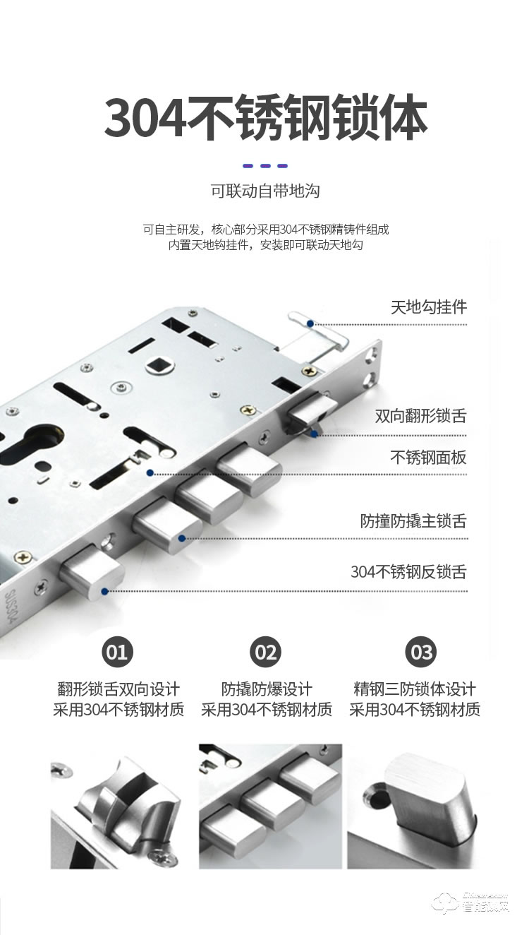 菲花奧智能鎖 家用防盜門鎖電子密碼鎖