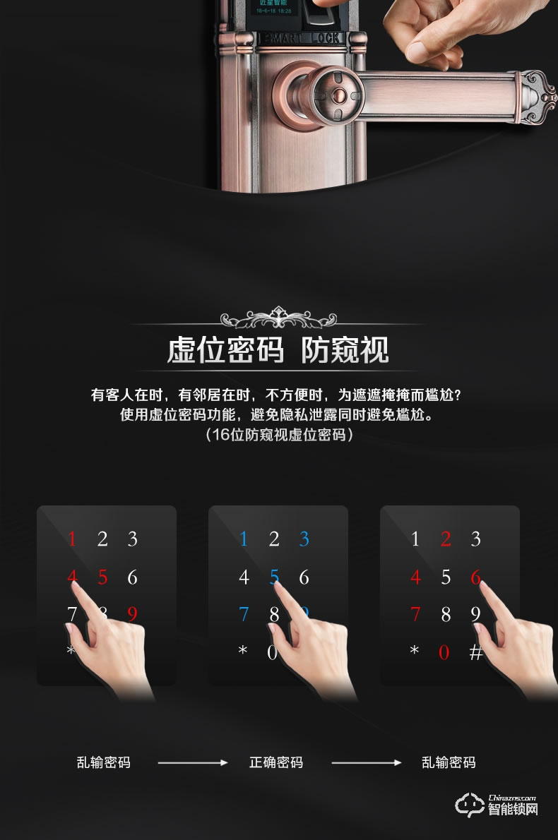 匠星智能鎖 JP2s室外防水別墅雙開門智能鎖