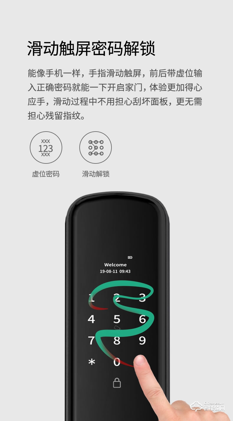 幻侶智能鎖 Q1全自動安防智能防盜門鎖