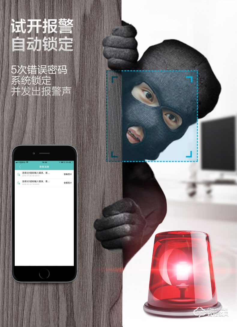 邦臣智能鎖  天空一號遠程監(jiān)控攝像抓拍智能鎖