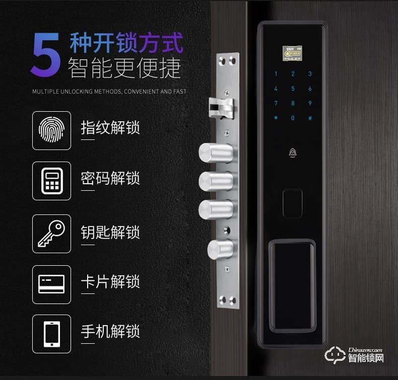 司浦特智能鎖 防盜門刷卡密碼鎖