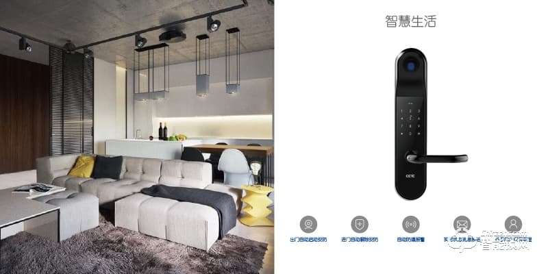 技象智能鎖 GD718防盜門鎖家用電子鎖