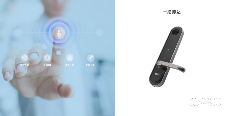 技象智能鎖 GD728i防盜門家用磁卡密碼鎖